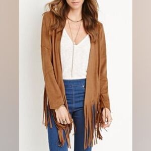 BCBGeneration Brown Suede Jacket